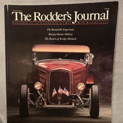 The Rodder's Journal magazine, featuring a red 1932 Ford Roadster hot rod