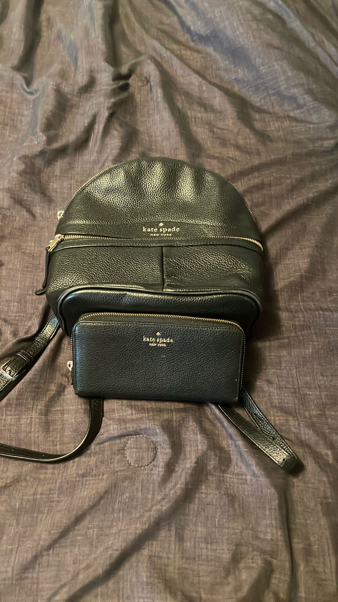 Kate Spade Back Pack With Wallet