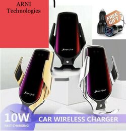 Wireless car charging holder