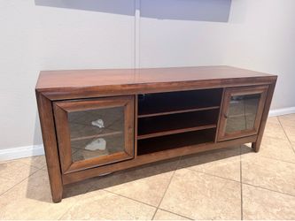 Wooden TV stand