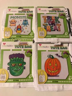 DIY Halloween Tote Bag Kits