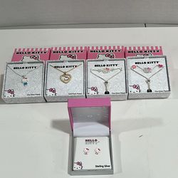 hello kitty jewelry! all brand new! bracelets, necklace, and earings! 90$ for all!