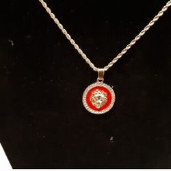 14k Gold-plated 24-in Chain With Pendant