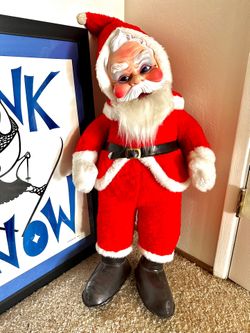 Vintage MCM Rushton Santa 1960s Christmas