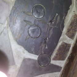 Vintage Birds cast Iron Candle Holder
