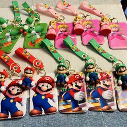 Llaveros de mario bros y sus amigos