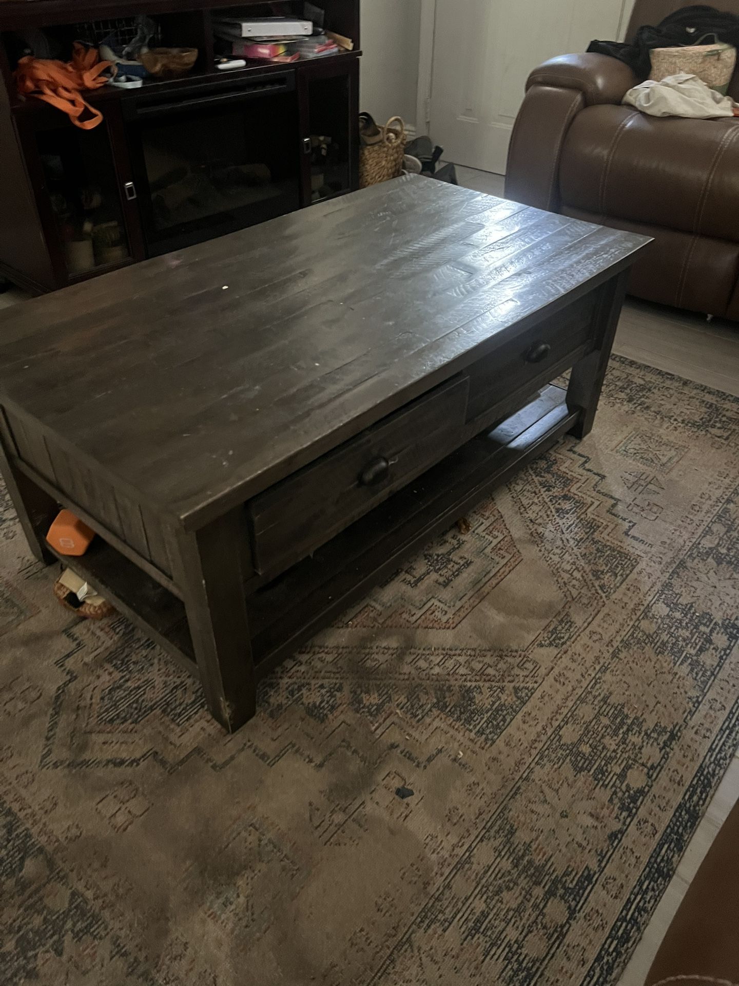 Dark Brown Coffee Table