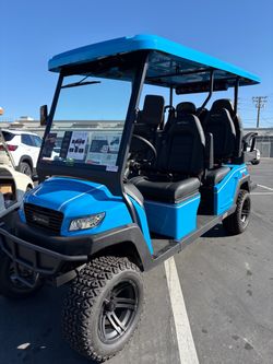 12-YR. WARRANTY! 2026 Bintelli Beyond 6-Seater Lifted 51.2-Volt Lithium Street Legal LSV NEV Gold Cart