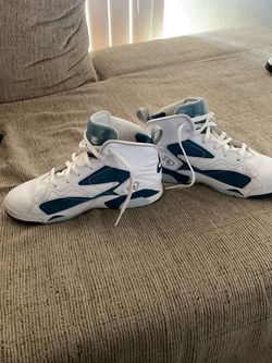 Nike Air Jordan High-Top Sneakers White Teal