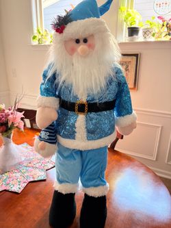 Tar Heels large 32 inch Santa Claus figure