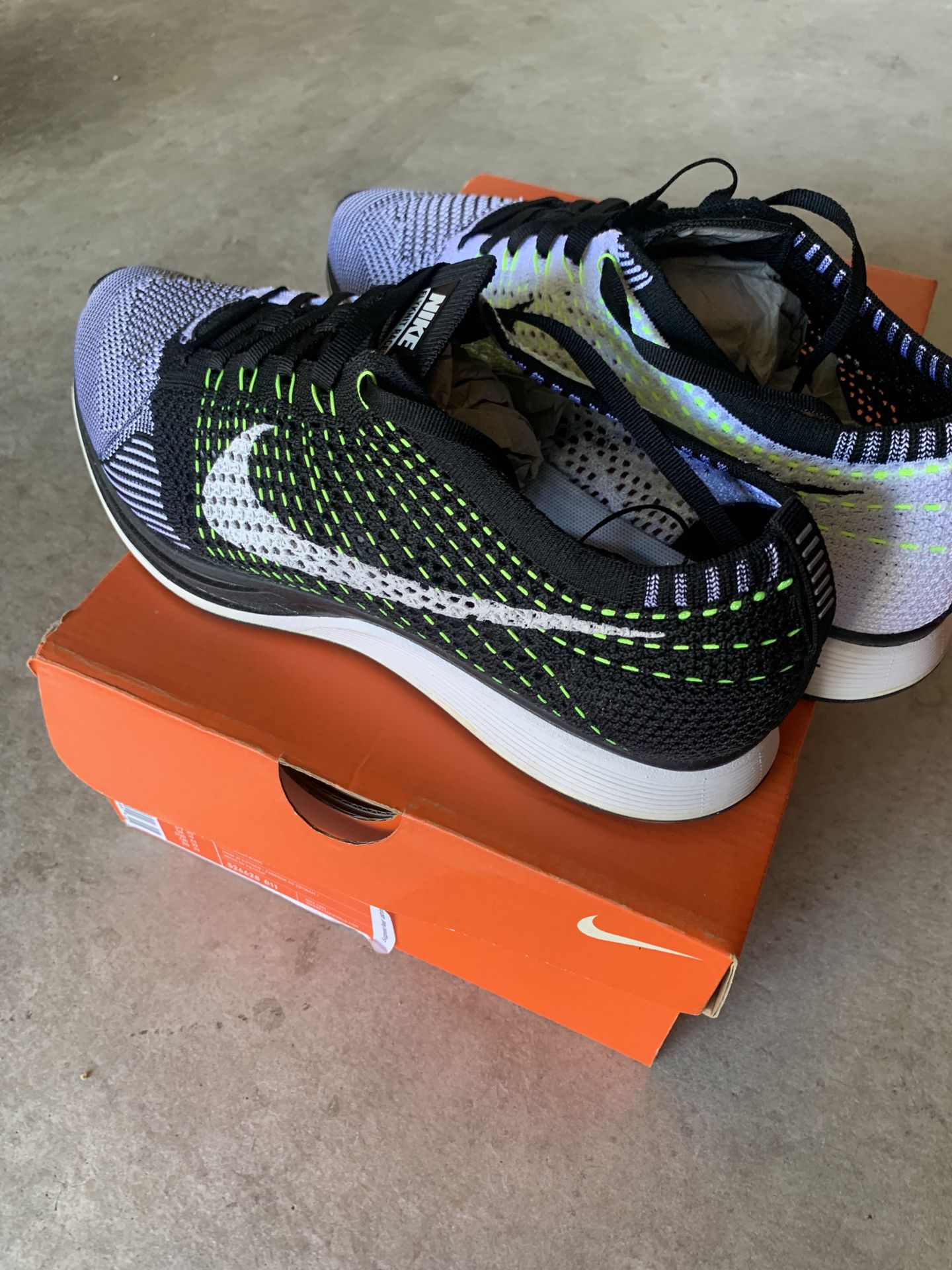 Nike Flyknit Racer Orca Volt for Sale in Reno, NV -