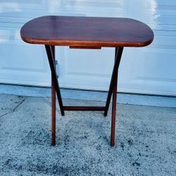 Table Tray  Wood Side Table folding wooden table