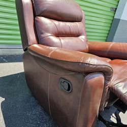 Real Leather Recliner