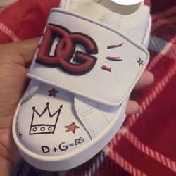 Dolce & Gabbana Shoes, White Black And Red,Size8 Kids