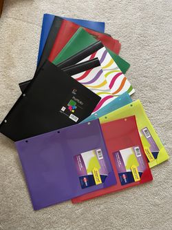 Back To School Plastic Folders (new)