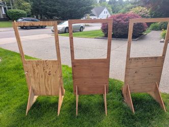 Shooting target stands. $10 each