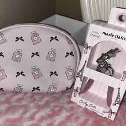 makeup bag & eyelash curler