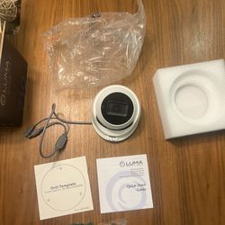 Luma Surveillance 710 Series Turret Analog Outdoor Camera with IR and Heater. There Are Six Cameras Available. LUM-710-TUR-AH-WH. 