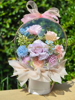 balloon flower bouquet