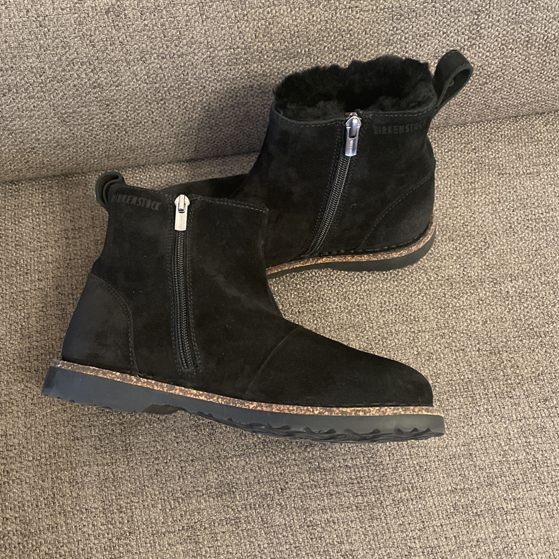 New Birkenstock Black Boots EU Size 38 US 7.5