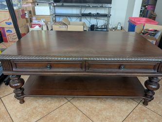 Gorgeous brown wood table