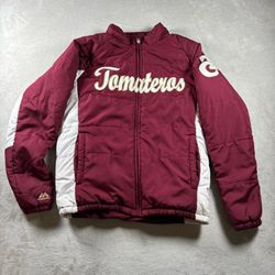 Majestic Tomateros De Culiacan Mexican Baeball Men’s Medium Red Jacket #1961