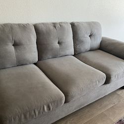 Small Grey Couch 