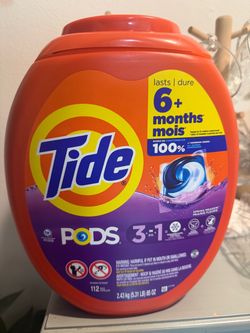 Tide 3 in 1 Spring Meadow Scent Liquid Laundry Detergent Pods