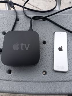 Apple TV black streaming device