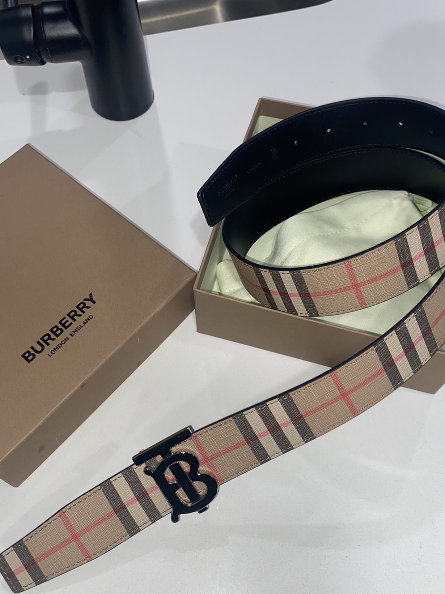 Authentic Burberry Belt Size 80. Fits 30 Size Waist for Sale in