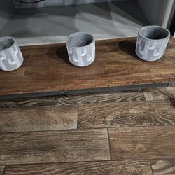 3 Decor Flower Pots 
