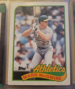 1989 Topps - Mark McGwire #70 Collector's Edition (Tiffany)
