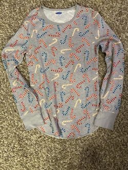 Thermal holiday shirt- size L tall