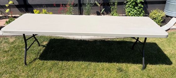 Folding 8’ table - commercial grade