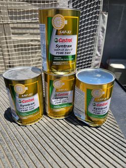 Nissan GTR Castrol
Syntrax 75W- 140 differential oil