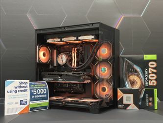 🦊 FOX 96 🦊 FINACE AVAILABLE 🦊 CUSTOM GAMING PC | RIG | DESKTOP | AMD RYZEN 7-9800X3D | GEFORCE RTX 5070 | 32 GB DDR5 RAM | 2 TB SSD | WIN 11