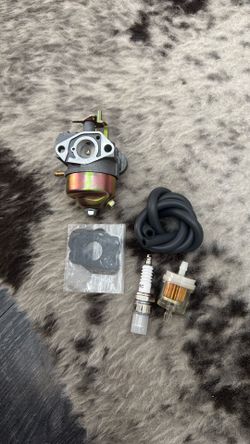 Carbhub EA190V Carburetor with hose, spark plug and 4 gaskets