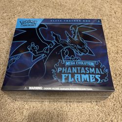 Phantasmal Flames Elite Trainer Box Pokemon Cards 