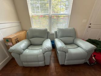 Leather recliners