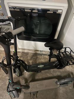 Two electric scooters