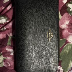 Coach Black Wallet 