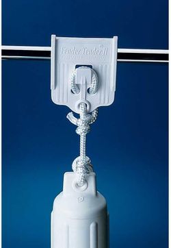 Fender Line Clip for Boat Fender Lines - 2 Pack - NEW