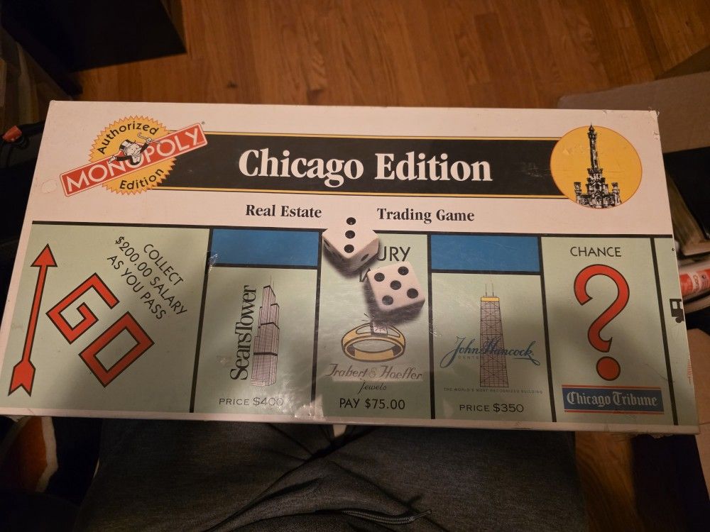 Monopoly Chicago Edition 1995