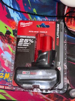 Milwaukee m12 5.0 HO battery