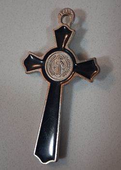 Italian Saint Benedict Cross Pendant