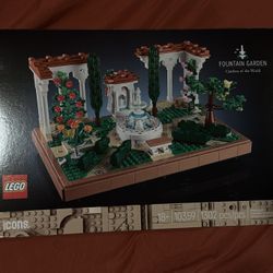 Lego Fountain Garden Icons