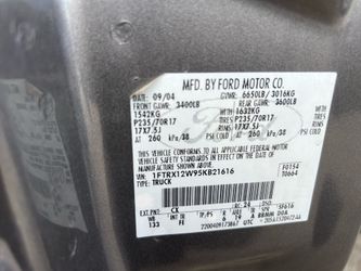 2005 Ford f150 gris