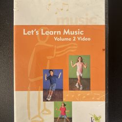 Let's Learn Music Volume 2 (DVD, 2006, K12) New Sealed