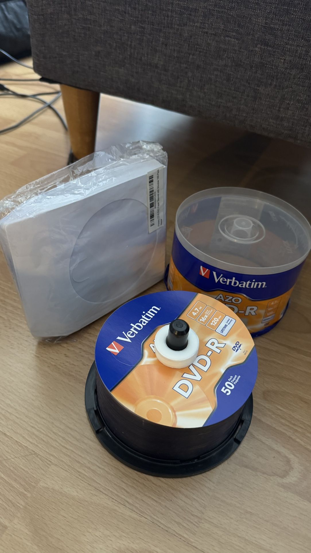 Writeable DVDs And Sleeves