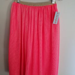 CAT &JACK GIRLS LONG GLITTER SKIRT 